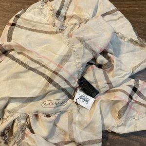 Never worn, tags still on, Coach women’s Scarf!